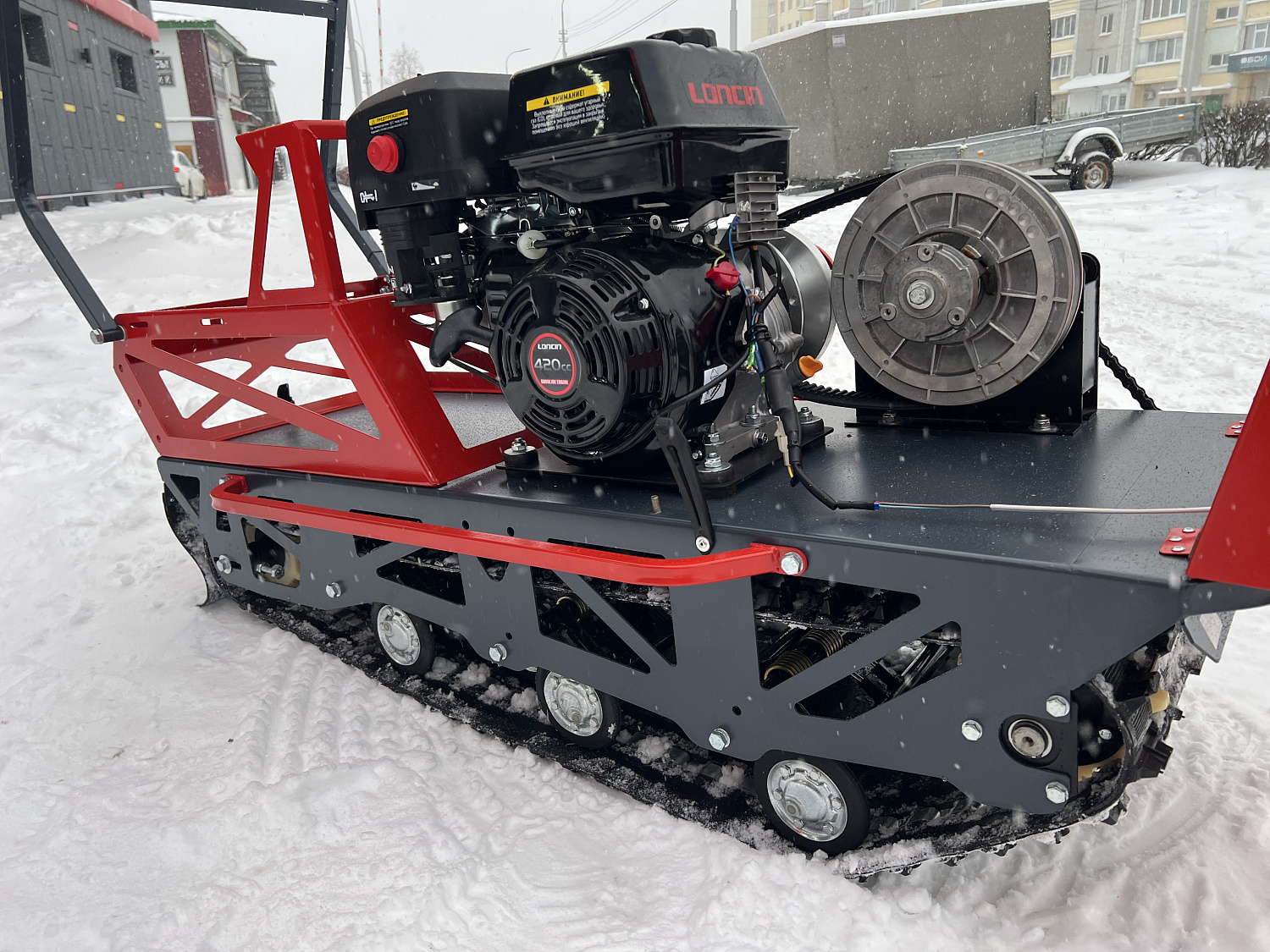 Мотобуксировщик EX-MOTO SNOWDOG S500 15л.с в Назрани