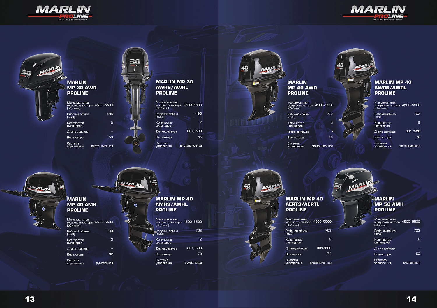 Лодочный мотор MARLIN PROLINE MP 9.9 (20) AWRL FORCE в Назрани