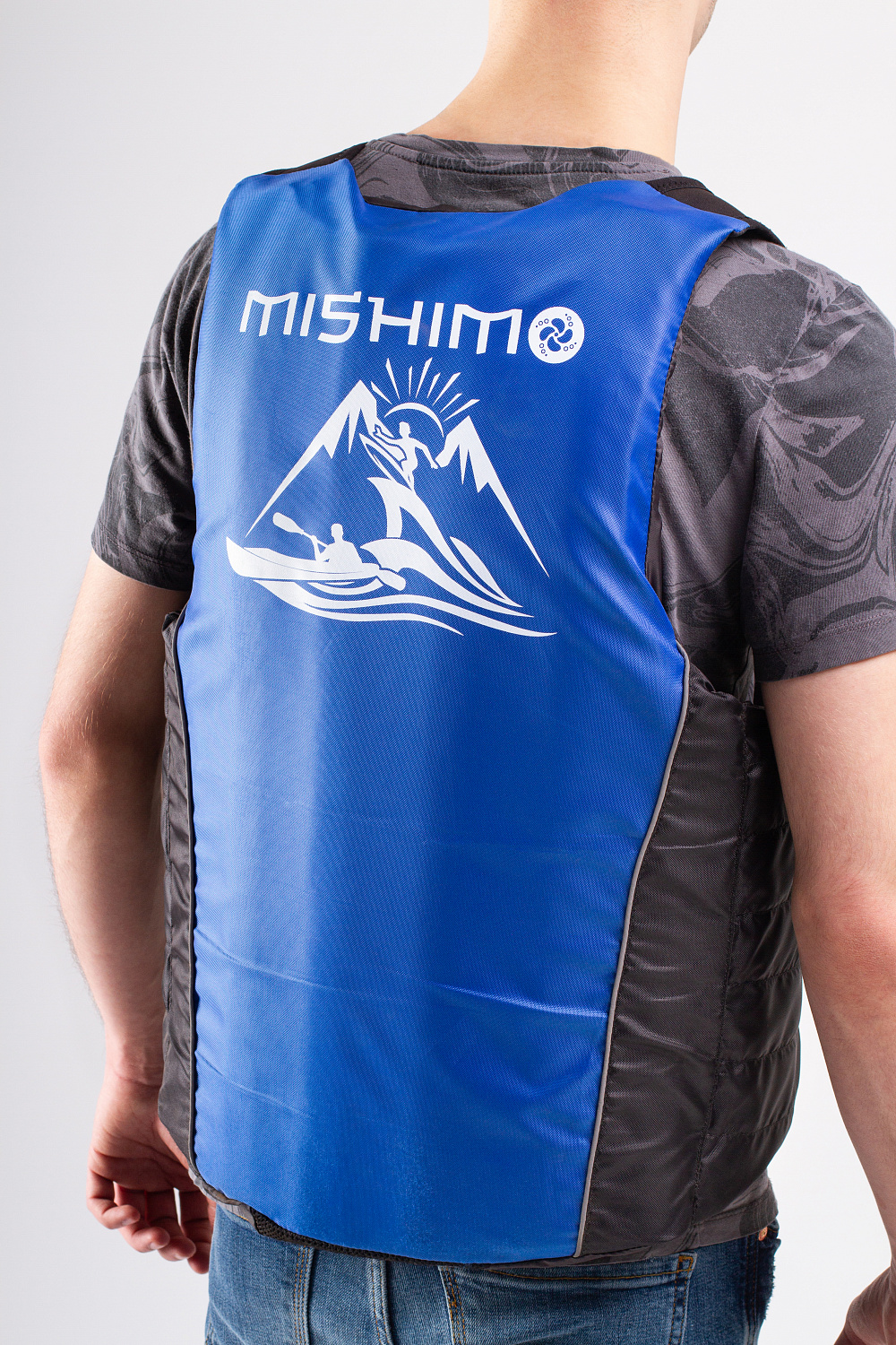 Жилет спасательный MISHIMO PRO Премиум качества Черно-синий в Назрани