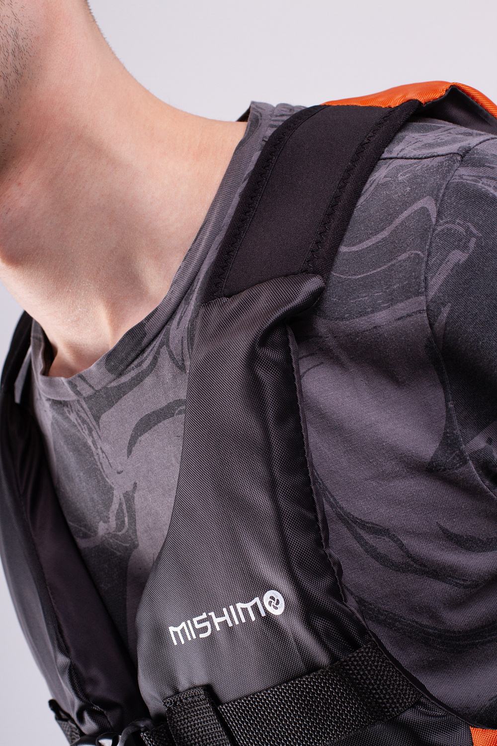 Жилет спасательный MISHIMO PRO Премиум качества Черно-оранжевый в Назрани